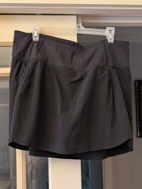 Athleta Run With It Skort (Black)